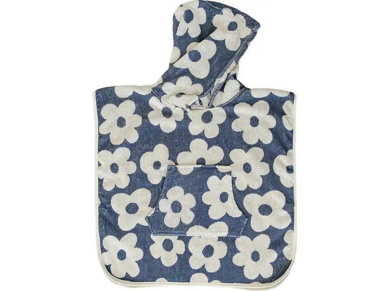Mebie Baby Floral Organic Cotton Beach Poncho (3-6 Y)