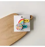 ACCITY Children's Geometric Color Matching hairclip- disco