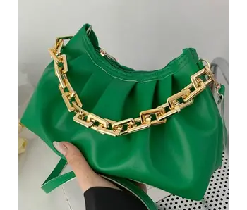 Chain bag- green