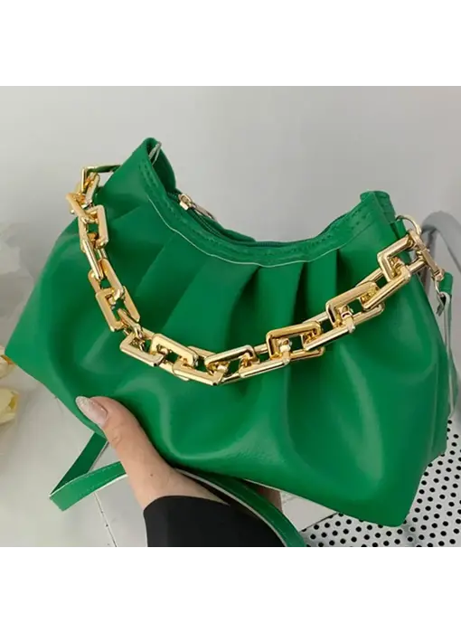 Chain bag- green