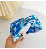 ACCITY Geometric Printed Headband- blue