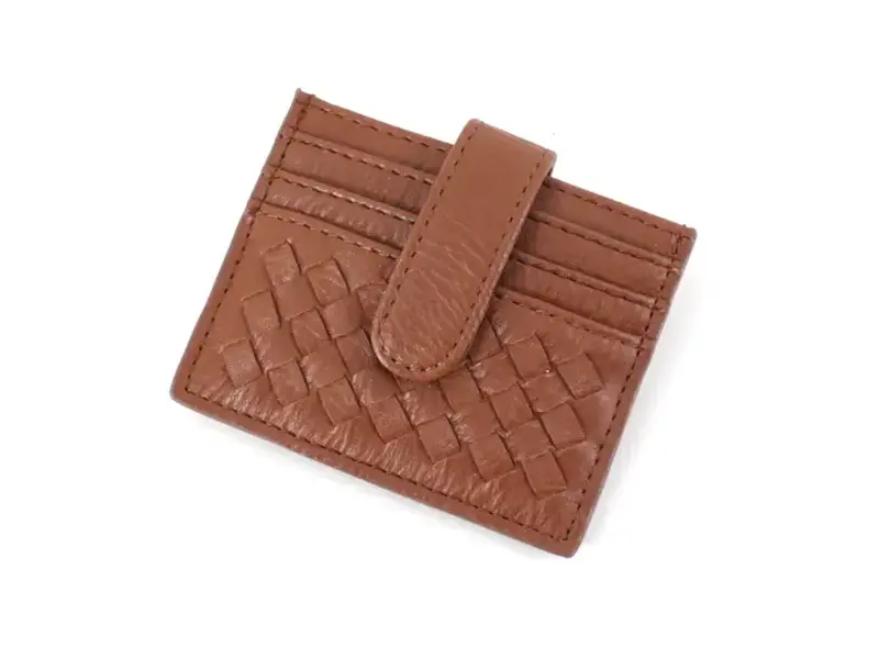 pretty persuasions Credit Card Holder Brown