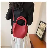 pretty persuasions Bucket Tote Red