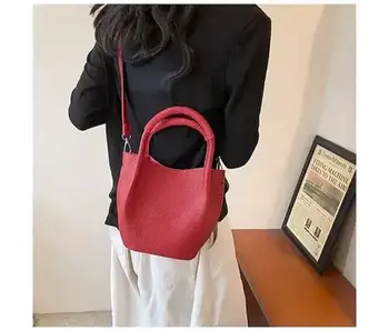 Bucket Tote Red