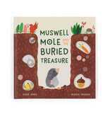JellyCat Inc Muswell Mole and the Buried Treasure Book