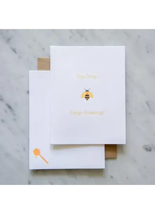 Honey Anniversary Card