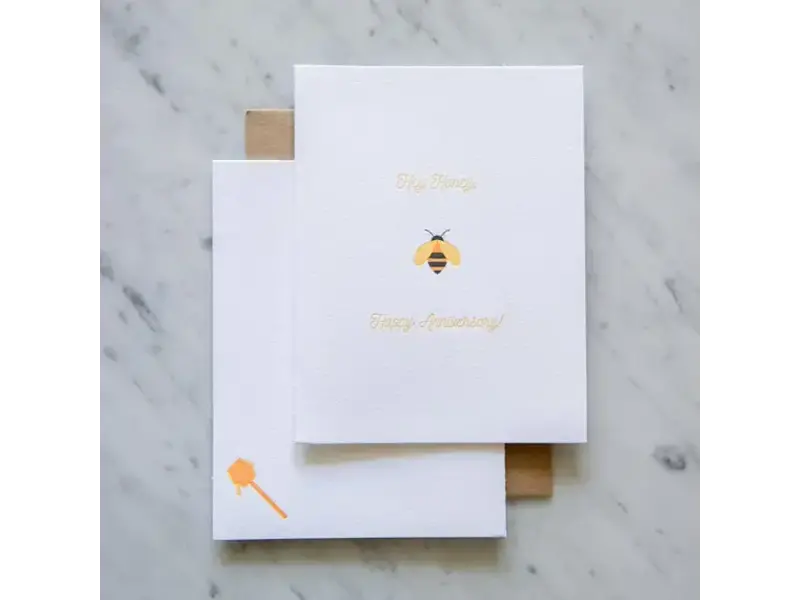 Farmwood Press Honey Anniversary Card