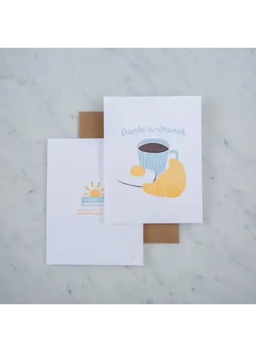 Thanks A Brunch Greeting Card