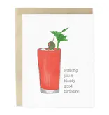 Skribbles Bloody Good Birthday Bloody Mary Birthday Greeting Card