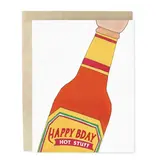 Skribbles Happy Birthday Hot Stuff Sauce Man Greeting Card