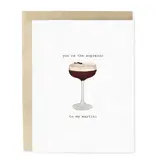 Skribbles Espresso To My Martini Love Hand-Illustrated Greeting Card