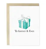 Skribbles To Forever and Ever Tiffany's Engagement/Wedding Card