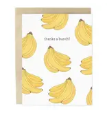 Skribbles Thanks A Bunch Bananas Thank You Greeting Card