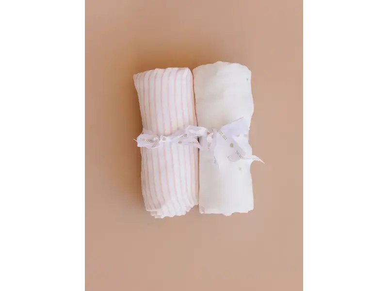 The Blueberry Hill Swaddle Pickleball Sport Baby Organic Muslin Blanket