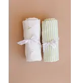 The Blueberry Hill Swaddle Golf Sport Organic Cotton Muslin Baby Blanket