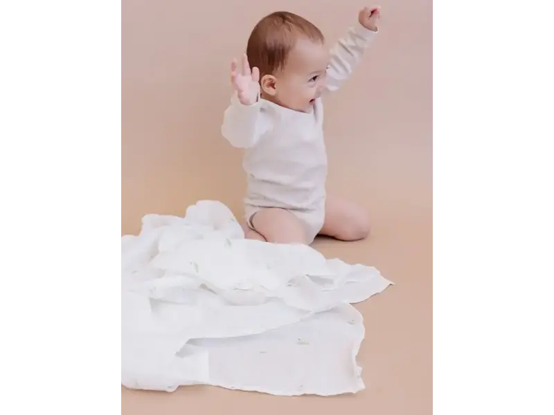 The Blueberry Hill Swaddle Golf Sport Organic Cotton Muslin Baby Blanket