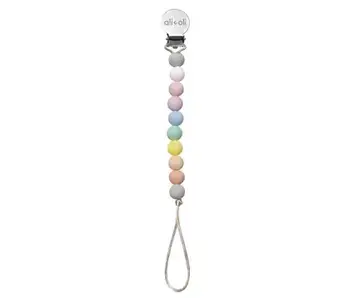 Silicone Pacifier Clip (Multi-Pastel)