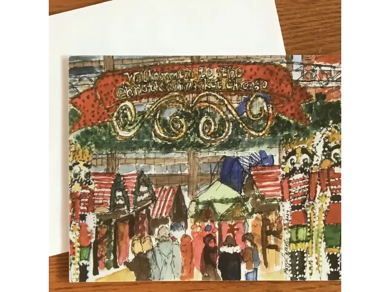 Maggie Caravello Chicago Christkindl Market, Holiday Card