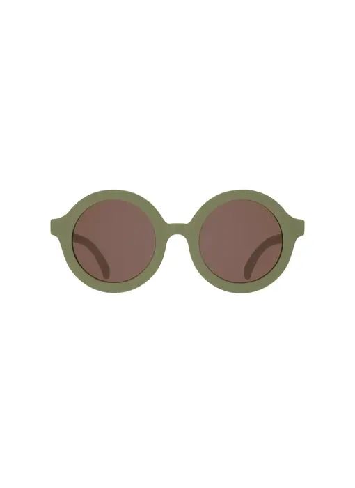 Wild Moss Euro Round Kids Sunglasses with Amber Lens Ages 0-2
