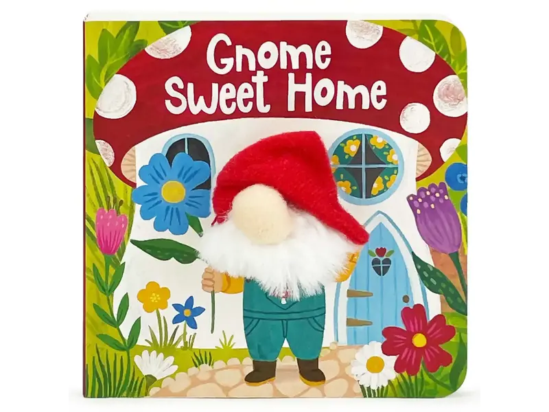 cottage door press Gnome Sweet Home Finger Puppet Board Book