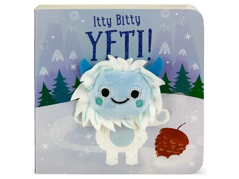 cottage door press Itty Bitty Yeti Finger Puppet Board Book