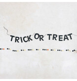 Creative Co-OP Paper Banner "TRICK OR TREAT", Black