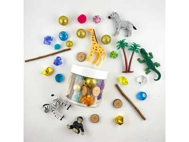 Art of Dough Zoo Sensory Jar