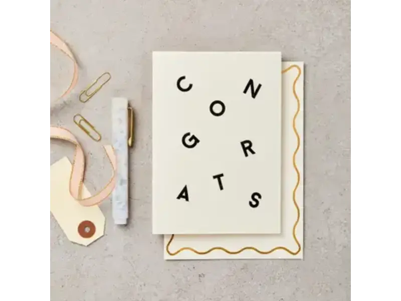 Katie Leamon Congrats Scatter Card