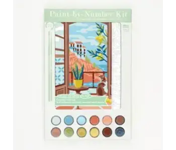 Coastal Catnap Paint-By-Number Kit