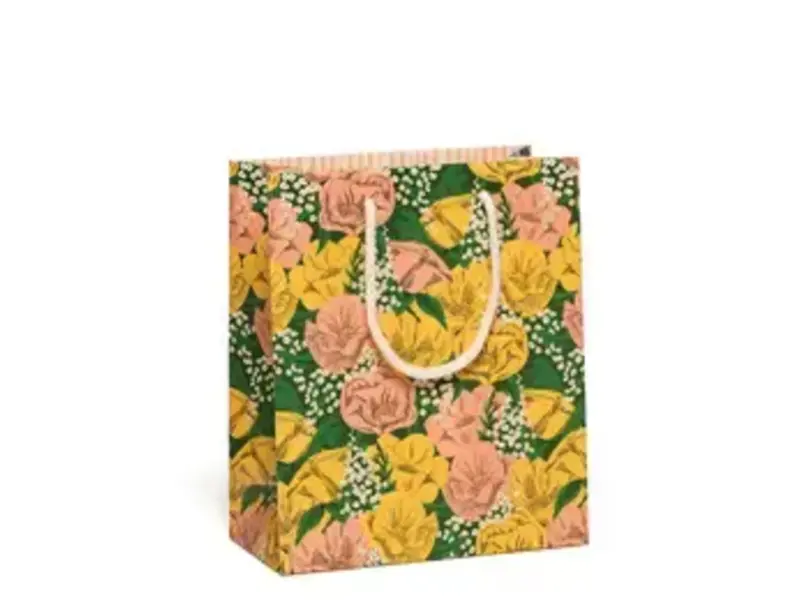 Red Cap Cards Baby's Breath Gift Bag