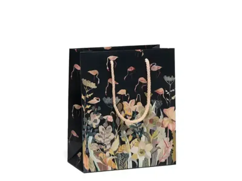 Red Cap Cards Floral Flamingo Gift Bag