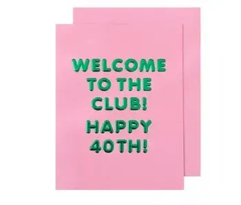 Welcome To the Club! 40