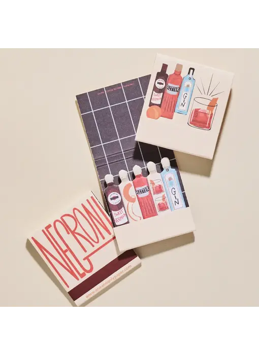Negroni Printed 10 Stem Matchbook