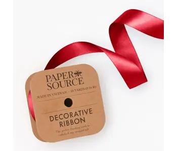 Satin Ribbon 1" Width Red