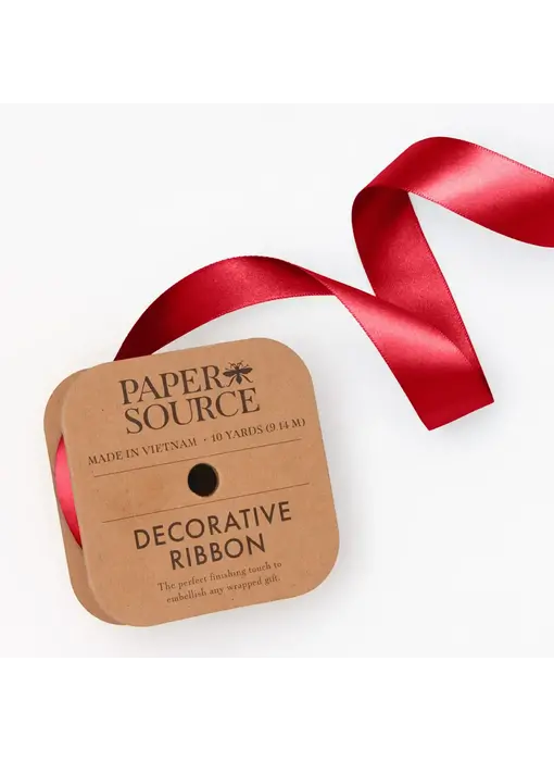 Satin Ribbon 1" Width Red
