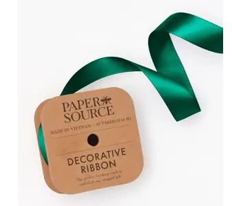 Satin Ribbon 1" Width Green
