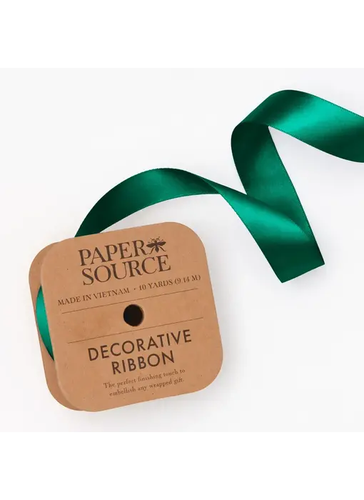 Satin Ribbon 1" Width Green