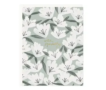 Sympathy Flowers Card