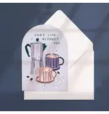 Sister Paper Co. Can’T Live Without You Coffee Love Card