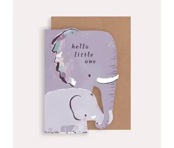 Elephant New Baby Card