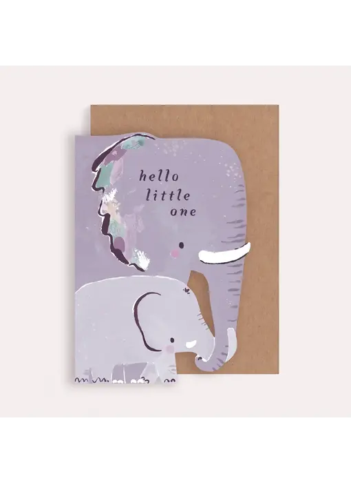 Elephant New Baby Card