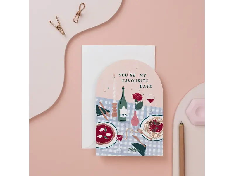 Sister Paper Co. Favourite Date Card