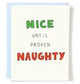 Pop + Paper Naughty or Nice Christmas Card