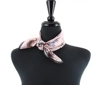 Lightweight Square Scarf - Pink