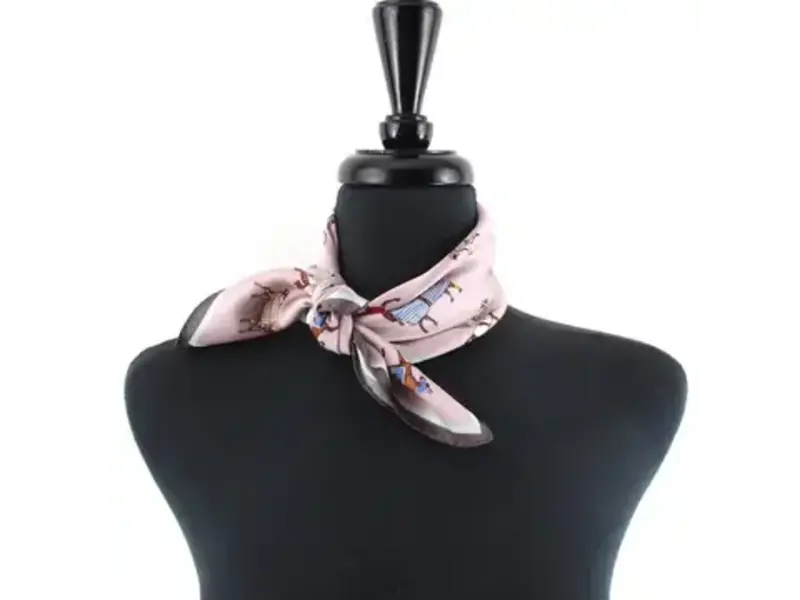 pretty persuasions Lightweight Square Scarf - Pink