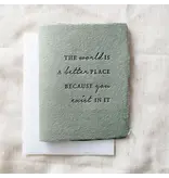 Paper Baristas The World Is Better Bc You Exist - Flat