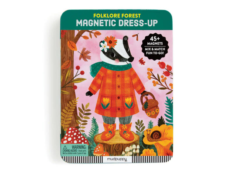 Chronicle Books Mag Tin Build Folklore Forest