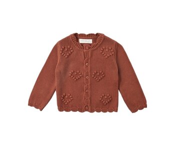 KNIT CARDIGAN || RED