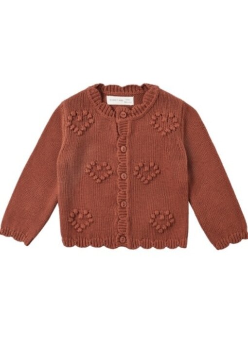KNIT CARDIGAN || RED