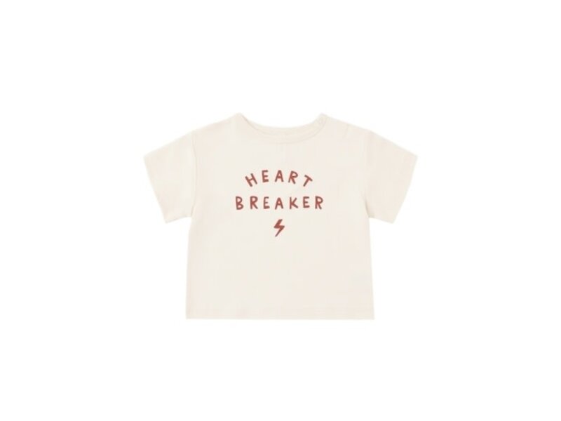 Rylee + Cru LLC BOXY TEE || HEARTBREAKER